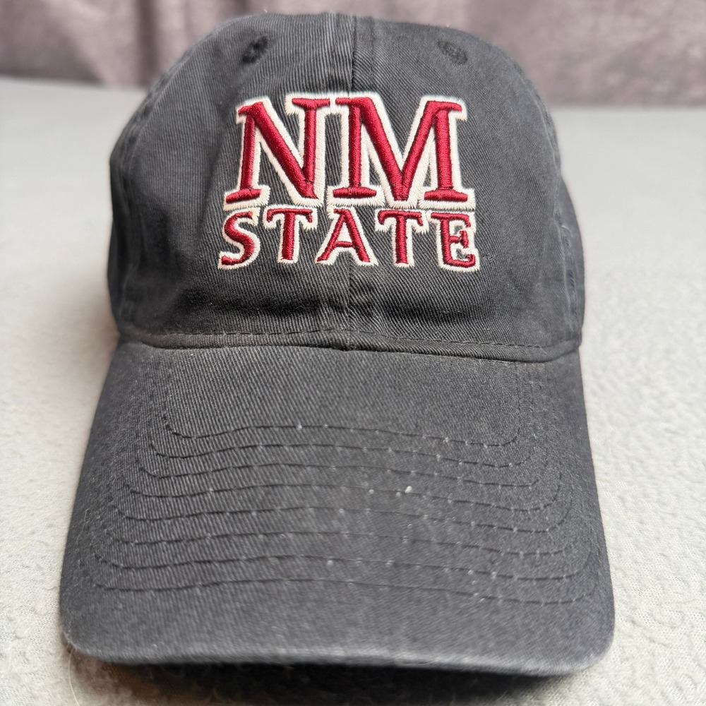 Legacy New Mexico State Aggies Hat NM State Black Adjustable Strapback Dad Cap
